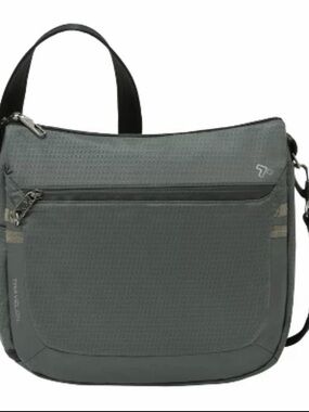 Travelon Anti-Theft Active Medium Crossbody Charcoal RFID NWT Style 43128